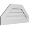 Ekena Millwork Octagonal Top Surface Mount PVC Gable Vent w/ 3-1/2"W x 1"P Standard Frame, 34"W x 16"H GVPOT34X1601SN - alternate 2